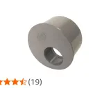 Bouchon réducteur PVC gris, de marque Nicoll, pour raccorder des tuyaux de diamètres différents.