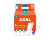 Emballage de blocs de sel pour adoucisseur d'eau AXAL. Le produit est pratique, avec une poignée, et sa forme unique est brevetée. Il est recommandé par les professionnels. Les inconvénients des adoucisseurs d'eau au sel sont compensés par la performan...
