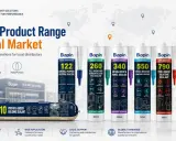 Gamme de mastics Bopin : un joint translucide pour chaque besoin de construction, du général au spécialisé.