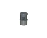 Un petit aérateur de ventilation en PVC gris, idéal pour un événement ou une installation de plomberie 40.