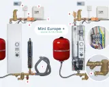 Schéma d'installation de chauffage avec un pot à boue (6) pour purifier l'eau.