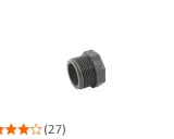 Un bouchon PVC male avec filetage, idéal pour vos installations de plomberie.