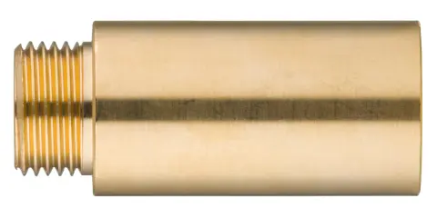 Rallonge 1/2 mâle femelle en laiton, pour extension de tuyauterie.