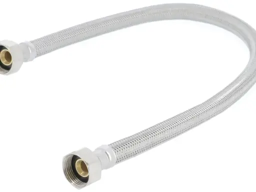 Tuyau flexible en inox pour l'eau, conçu pour une longue durée de vie et une utilisation flexible.
