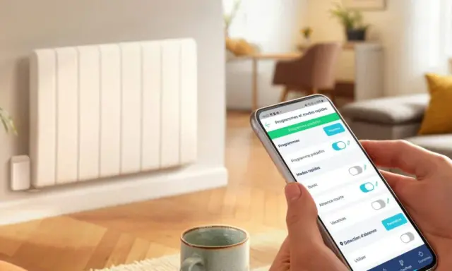 Contrôlez votre radiateur avec l'application mobile. Le **Voltalis fil pilote** vous permet de gérer les programmes et modes de chauffage à distance.