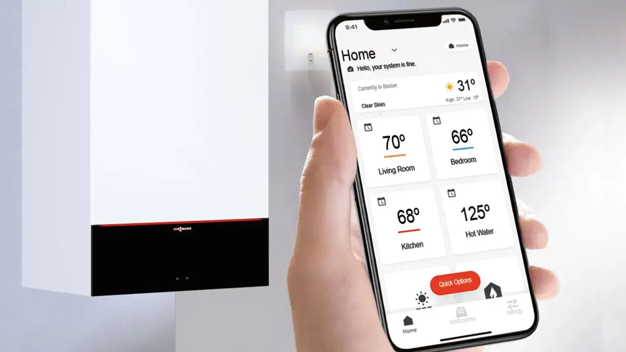Contrôle intelligent de votre chaudière Viessmann via smartphone. Apprenez comment programmer un programmateur pour un confort optimal.