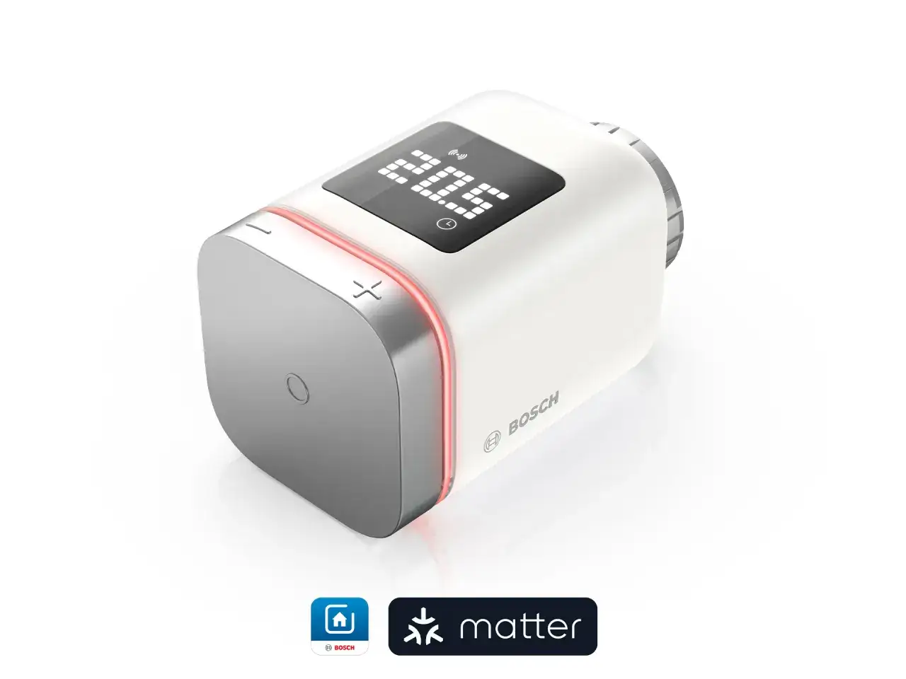 Thermostat intelligent Bosch, une solution domotique pour un confort optimal. Compatible Matter.
